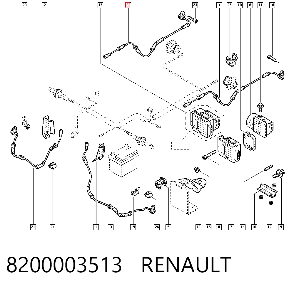 8200003513 Renault (RVI)