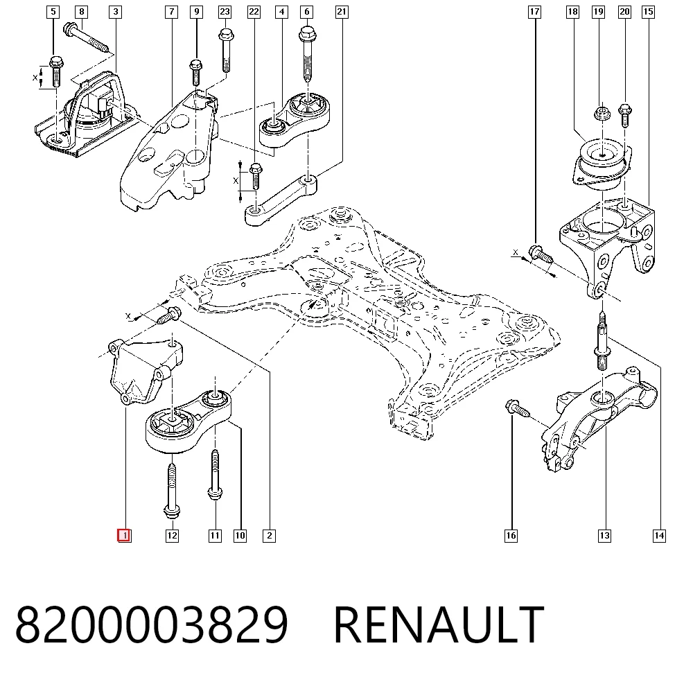 8200003829 Renault (RVI)