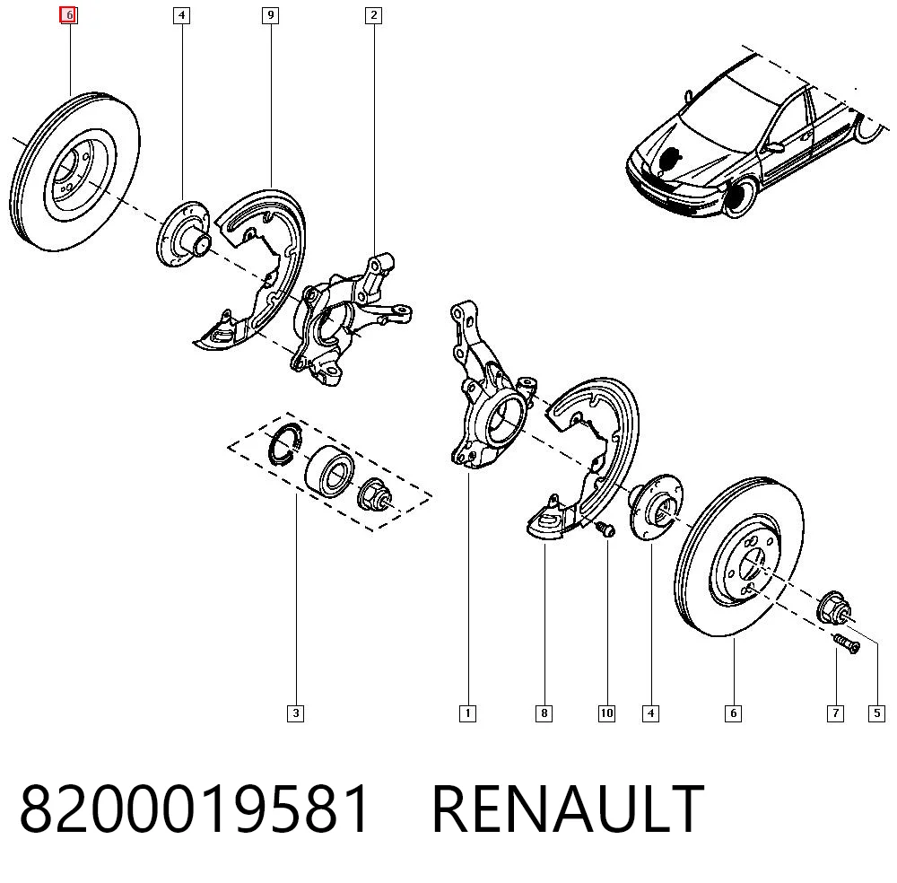 8200019581 Renault (RVI)