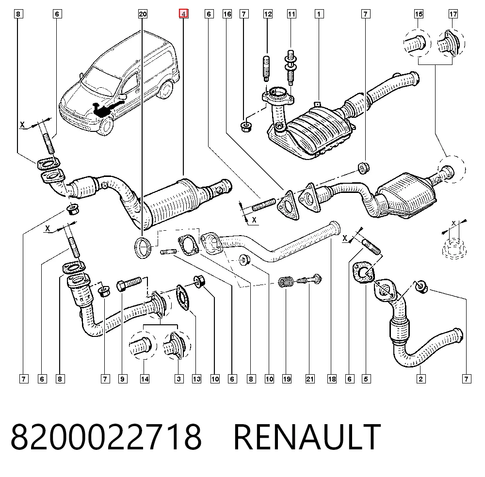 para Renault Clio II (SB0)