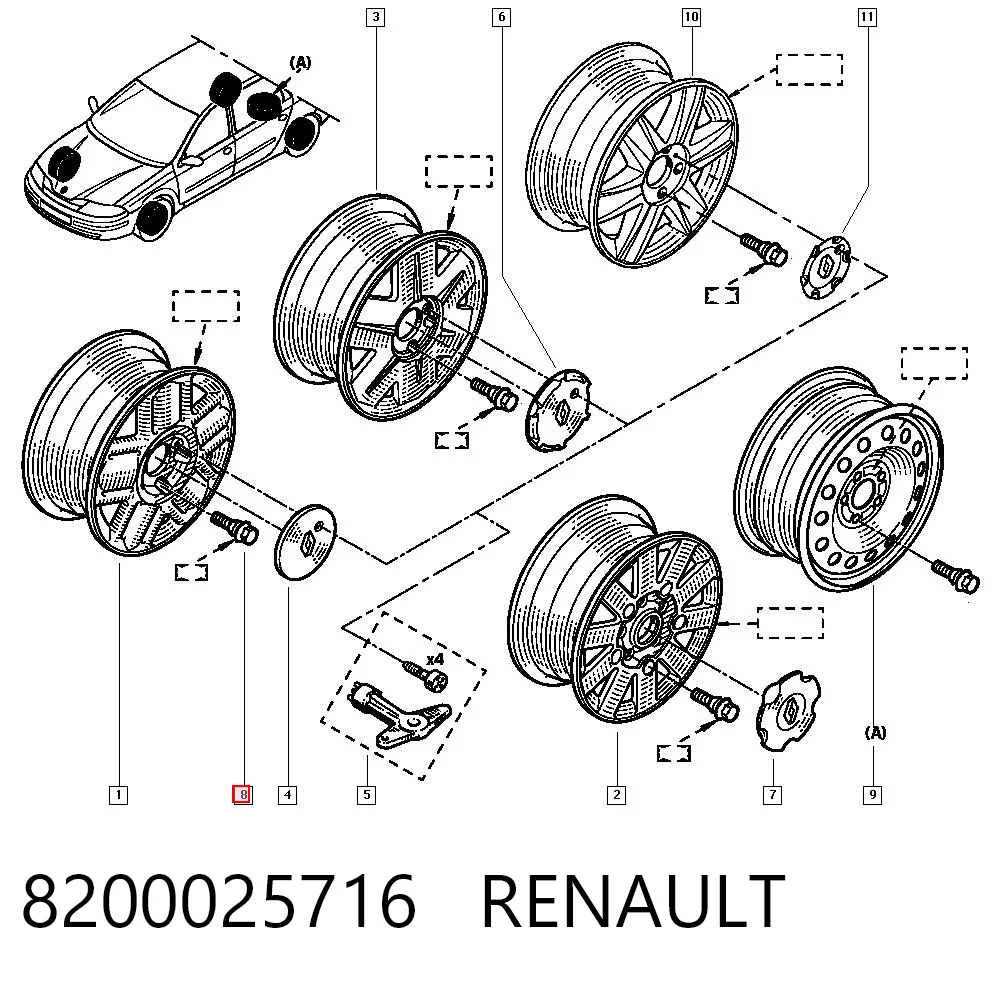 8200025716 Renault (RVI)