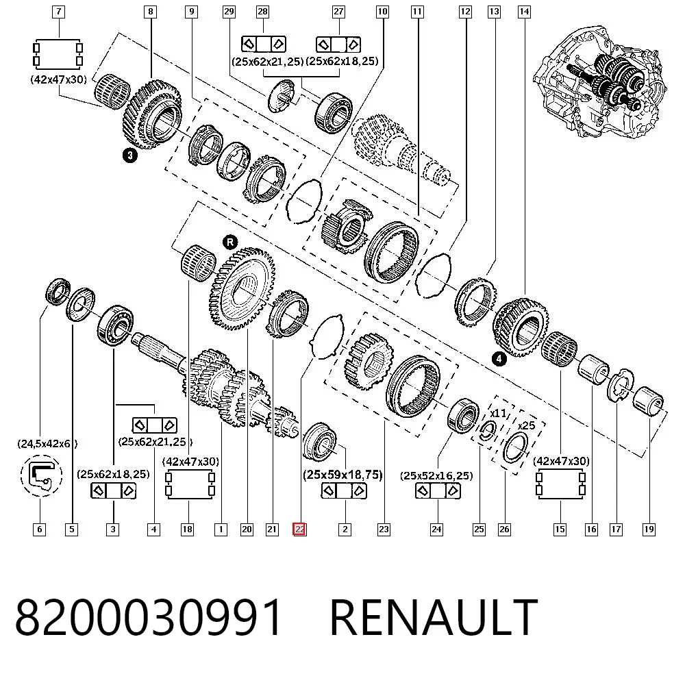8200030991 Renault (RVI)