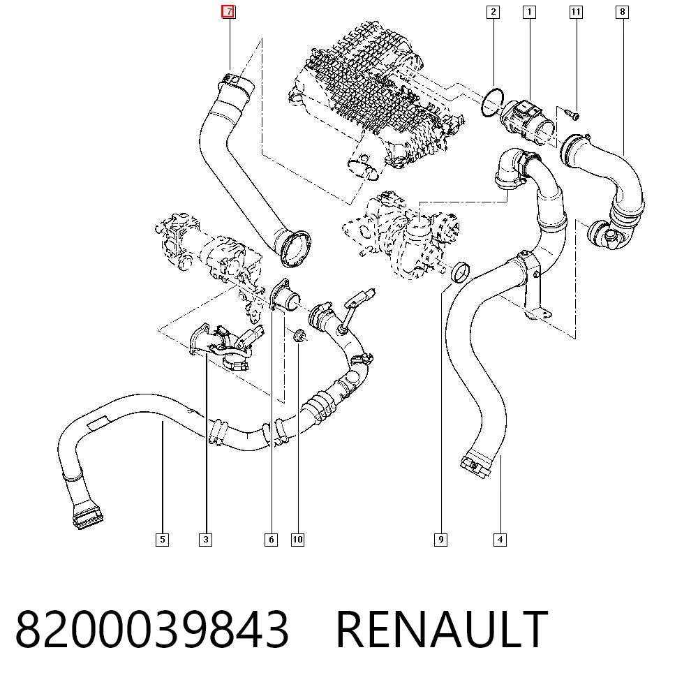 Compre 1657700QAA Nissan/Infiniti Cano derivado de ar, entrada de filtro de ar