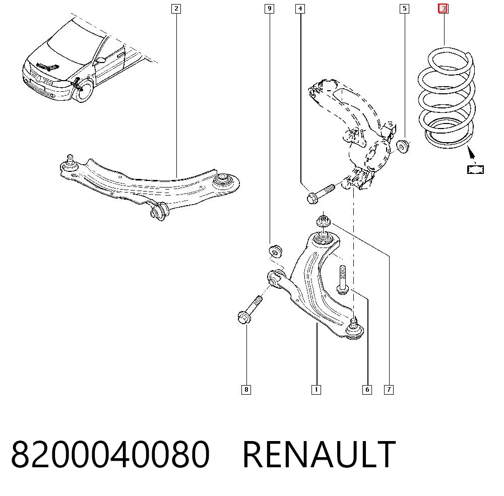 8200040080 Renault (RVI)