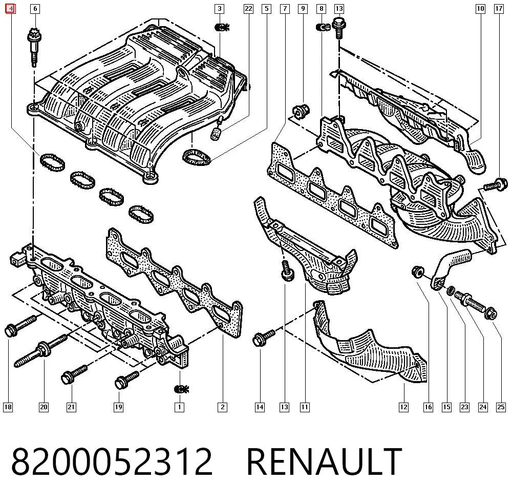  para Renault Clio II (BB, CB)