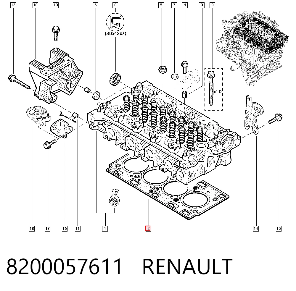 Compre Vedante de cabeça de motor (CBC) Renault Master 2