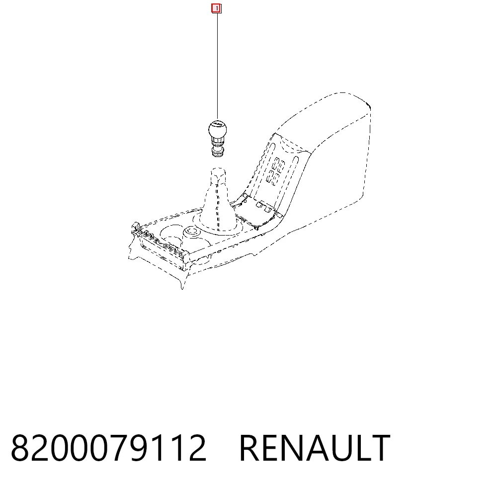 8200079112 Renault (RVI) Cabo da avalanca da Caixa de Mudança
