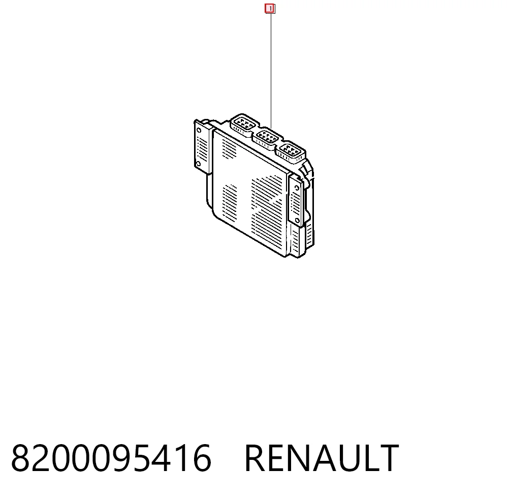 Módulo de direção (Centralina eletrônica) de motor para Renault Laguna II BG0, BG1