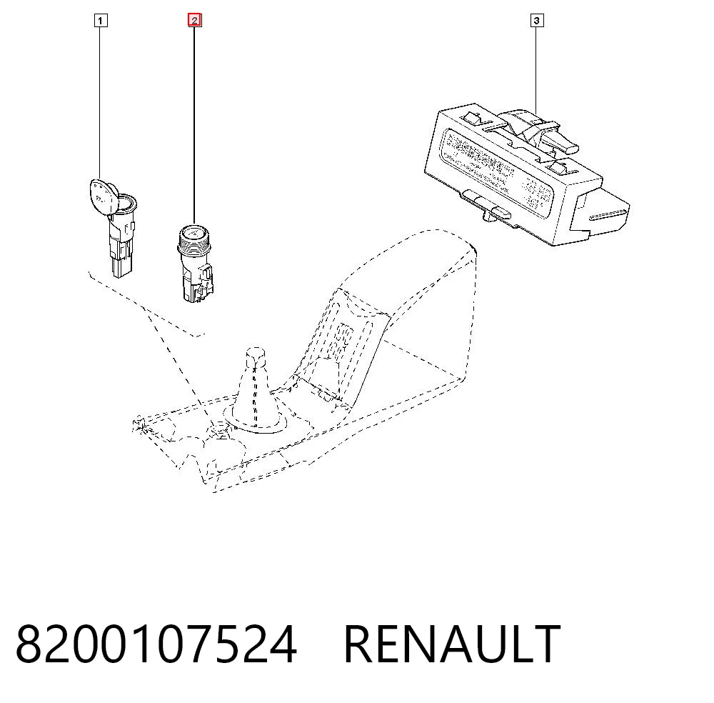  Acendedor de cigarros Renault Master III сaixa (FV) (2010 - 2024) III