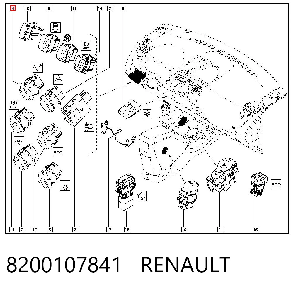 8200107841 Renault (RVI)