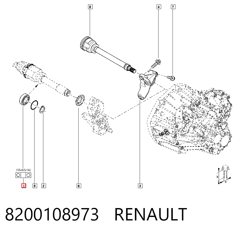 8200108973 Renault (RVI)