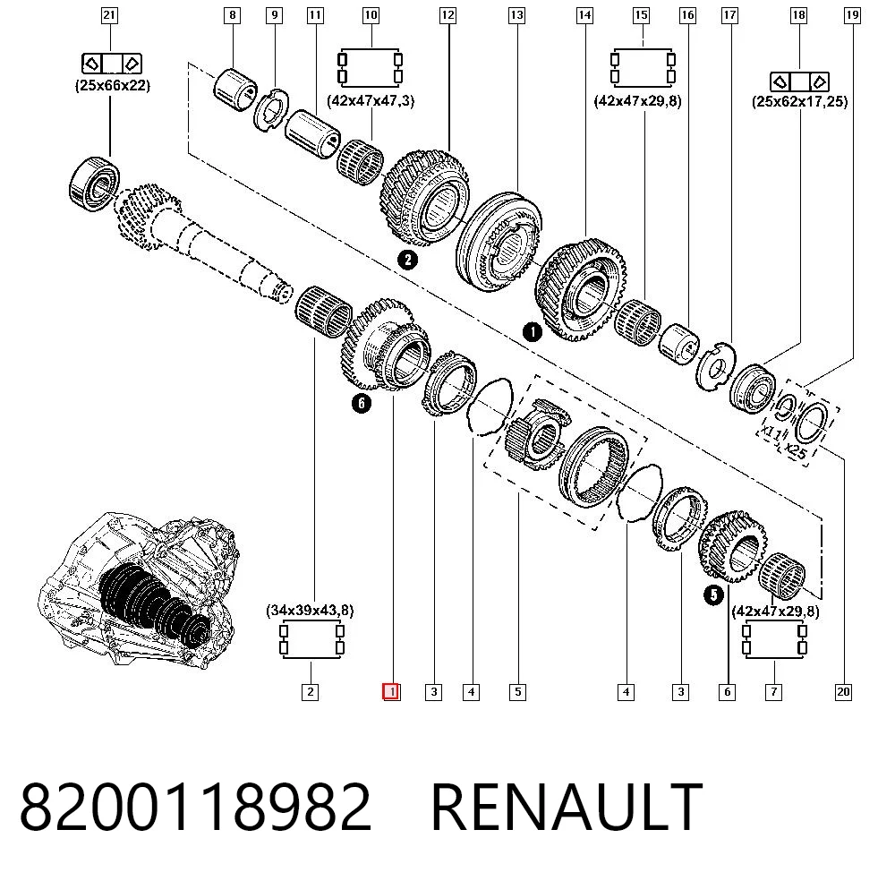 8200118982 Renault (RVI)