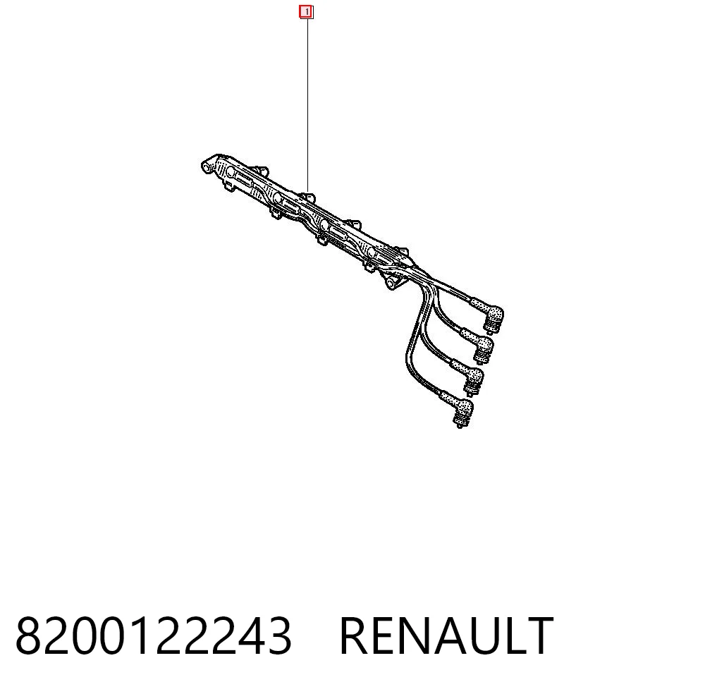 Fios de alta voltagem, kit Renault Laguna II BG0, BG1 ao melhor preço