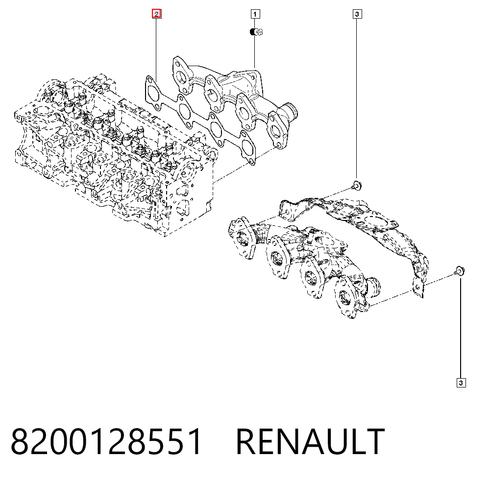  Vedante de tubo coletor de escape Suzuki Jimny SUV (FJ) (1998 - 2026) 