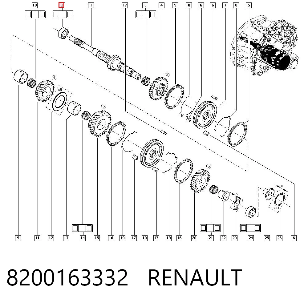 8200163332 Renault (RVI)