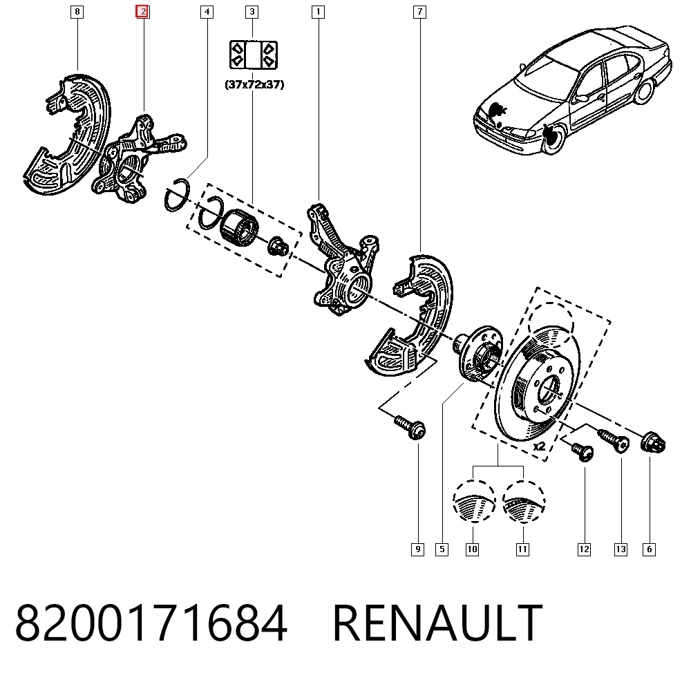 8200171684 Renault (RVI)