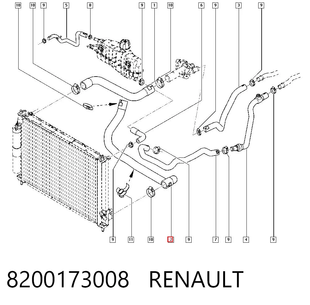 8200173008 Renault (RVI)