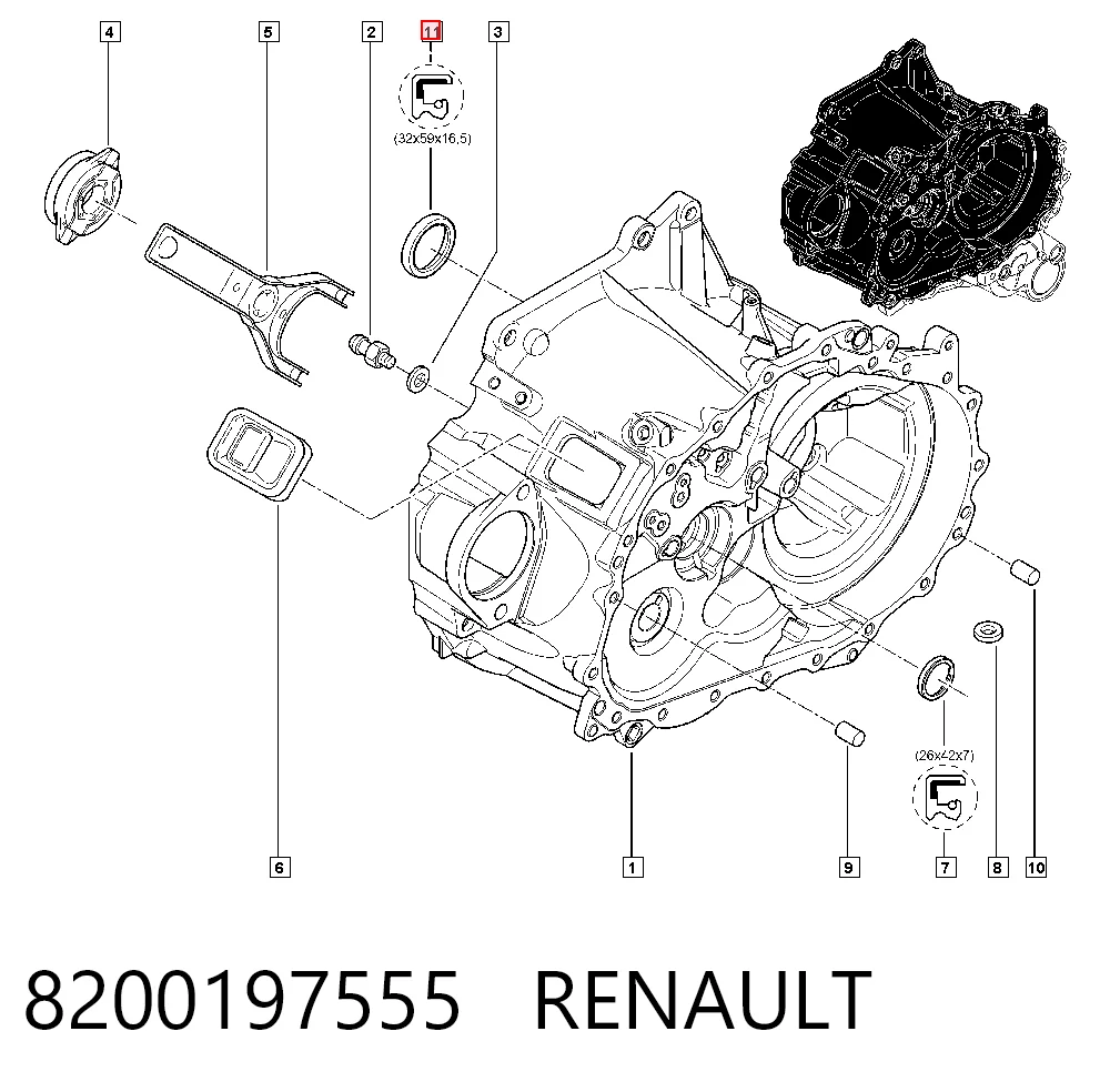 8200197555 Renault (RVI)