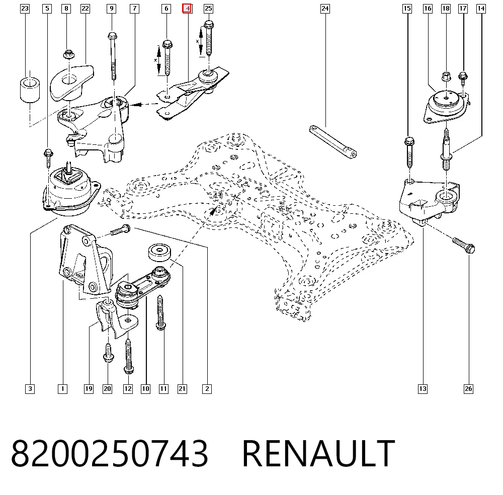 8200250743 Renault (RVI)