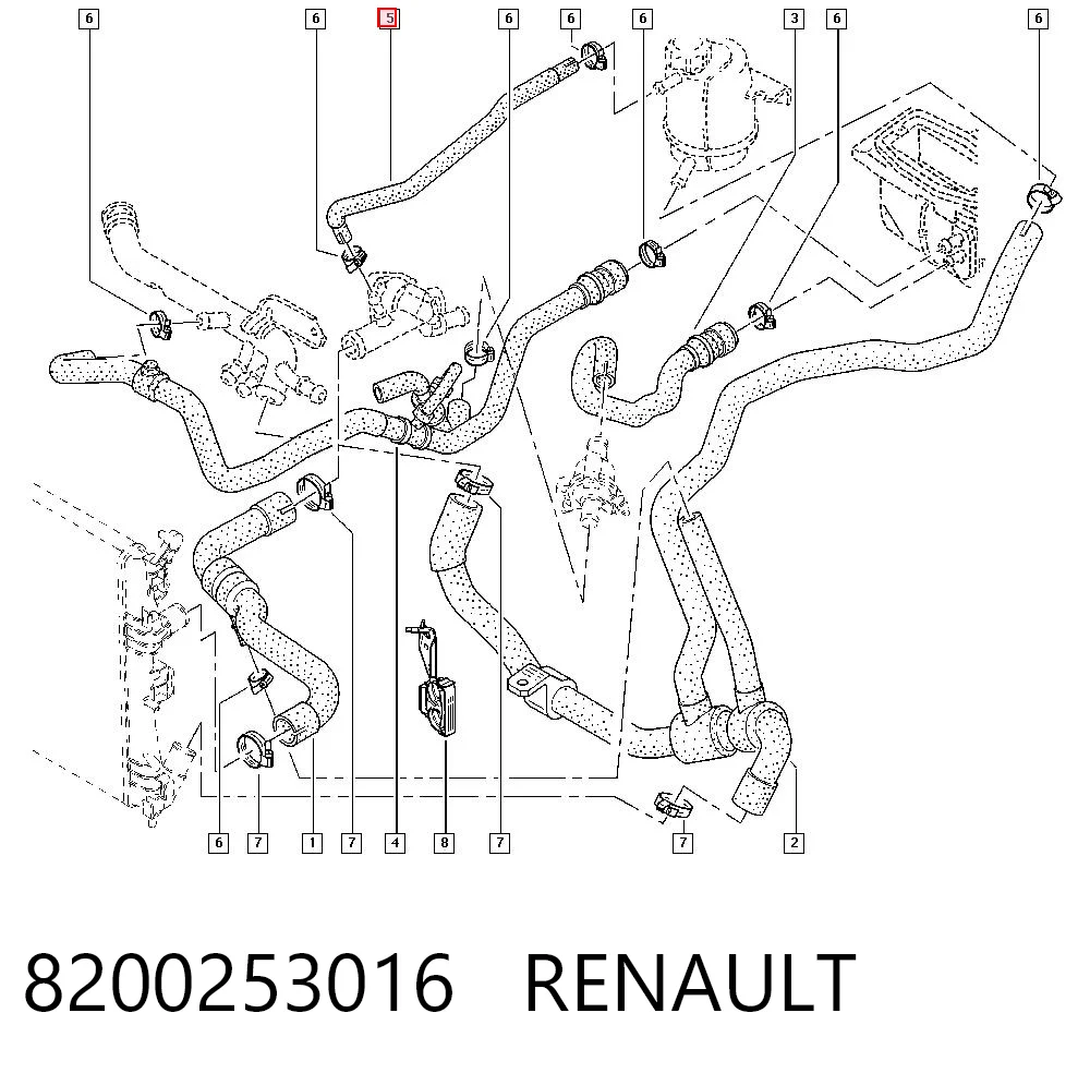 8200253016 Renault (RVI)