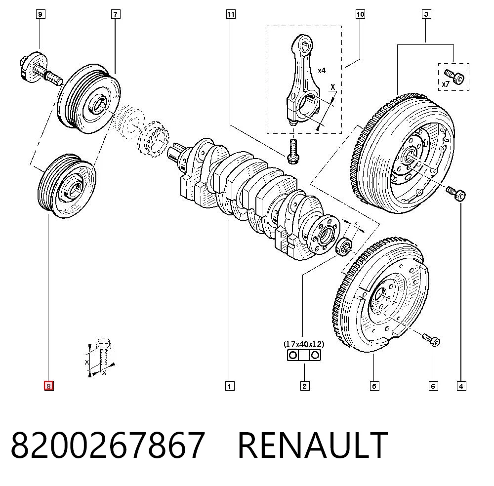 8200267867 Renault (RVI)