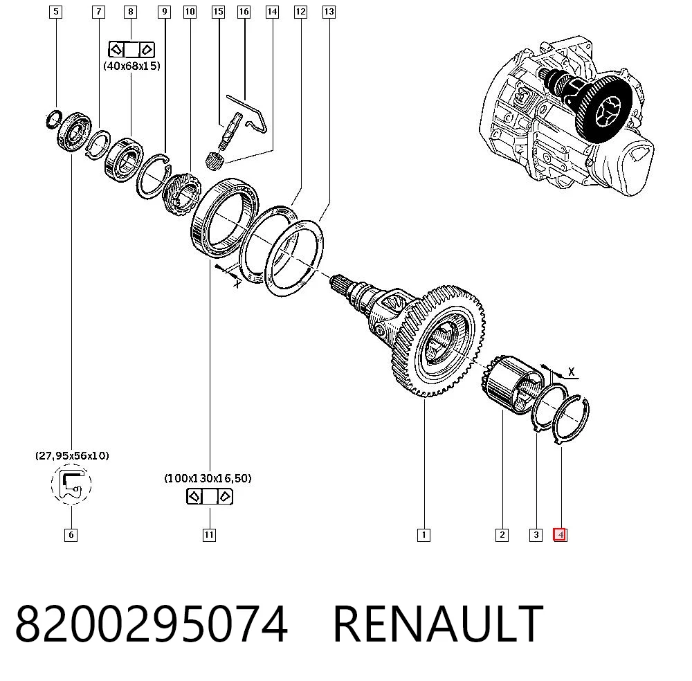 8200295074 Renault (RVI)