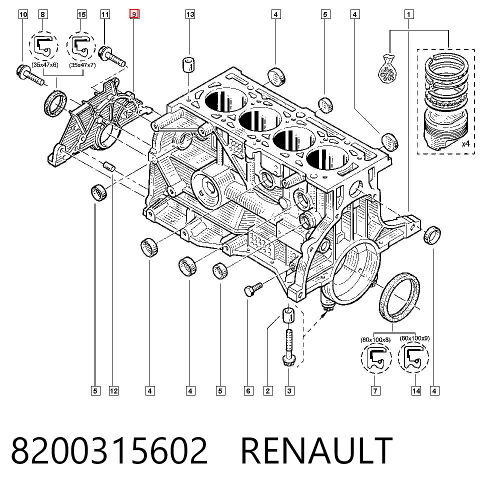 8200315602 Renault (RVI)