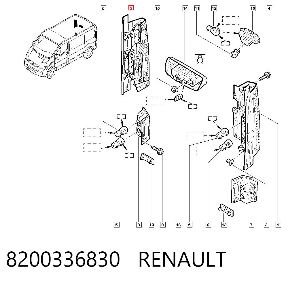 Lanterna traseira direita Nissan/Infiniti 8200336830 preço, a partir de 139,74 USD