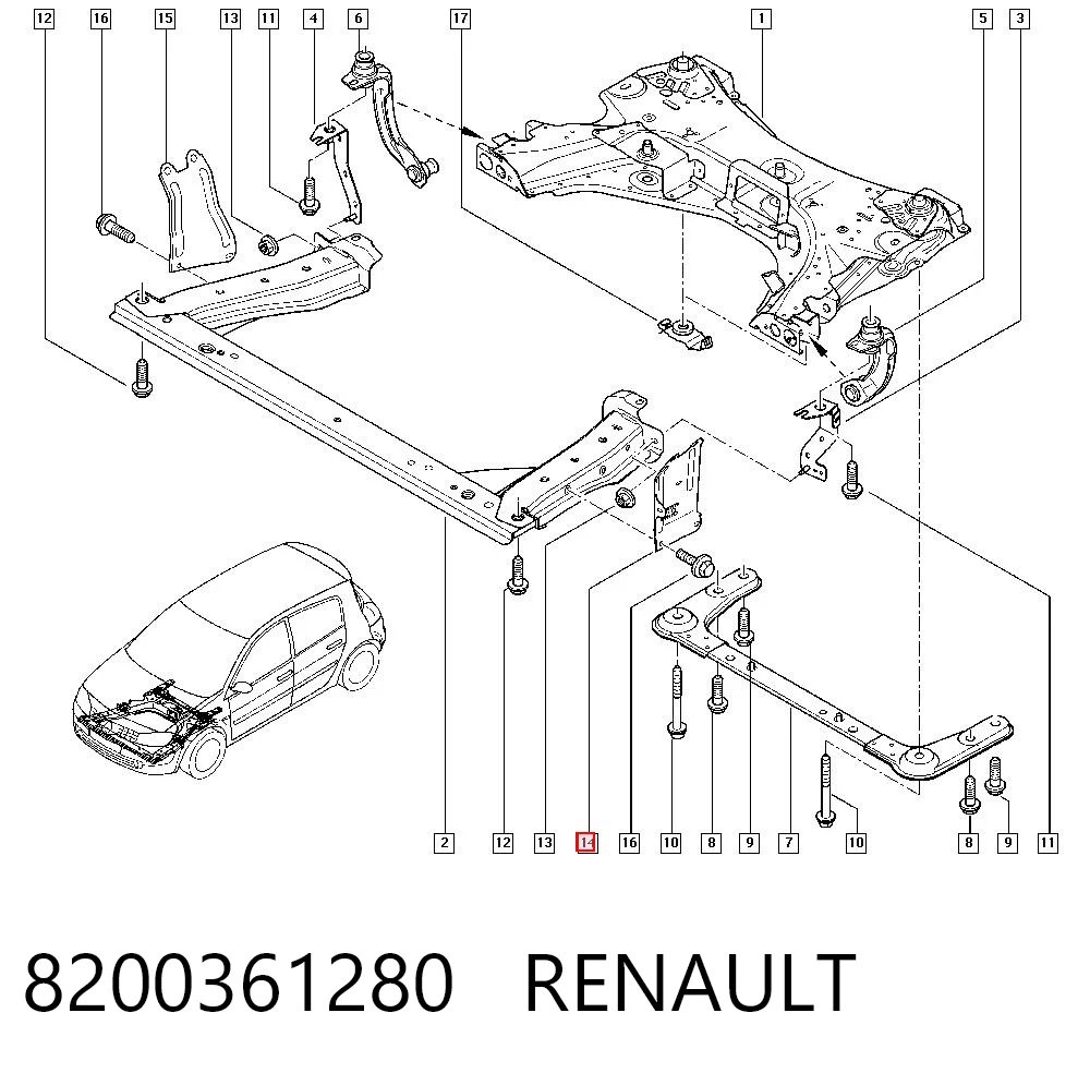8200361280 Renault (RVI)