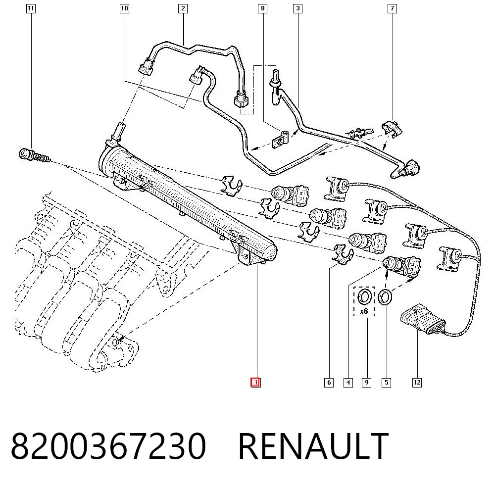 8200367230 Renault (RVI)