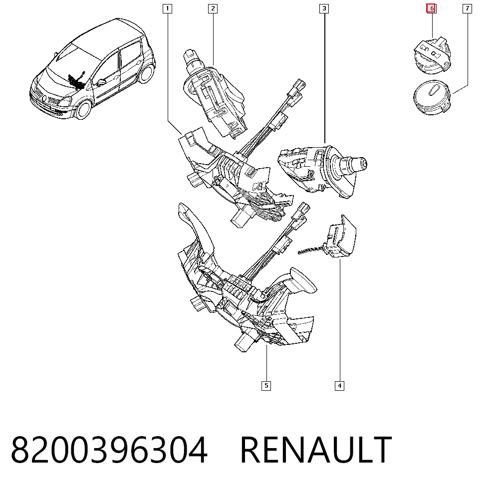 Sensor de chuva para Renault Clio III BR01, CR01