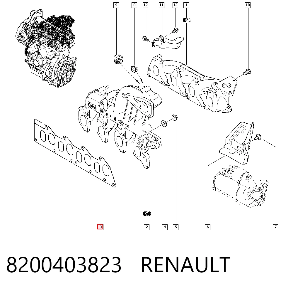 8200403823 Renault (RVI)