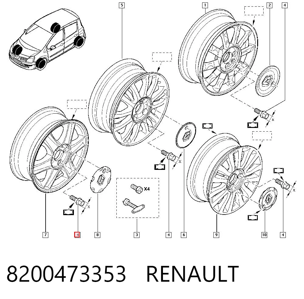 8200473353 Renault (RVI)