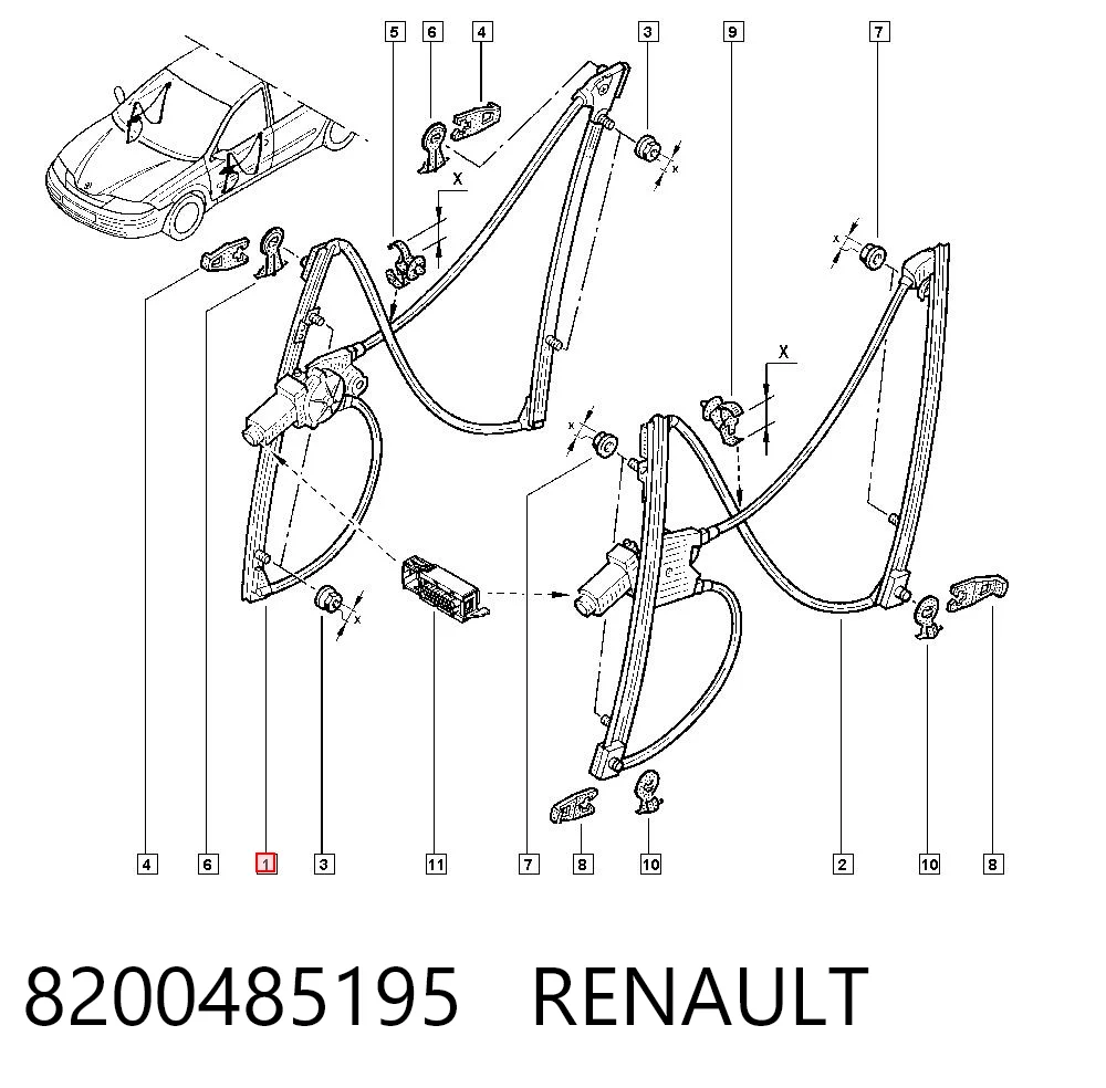 8200485195 Renault (RVI)