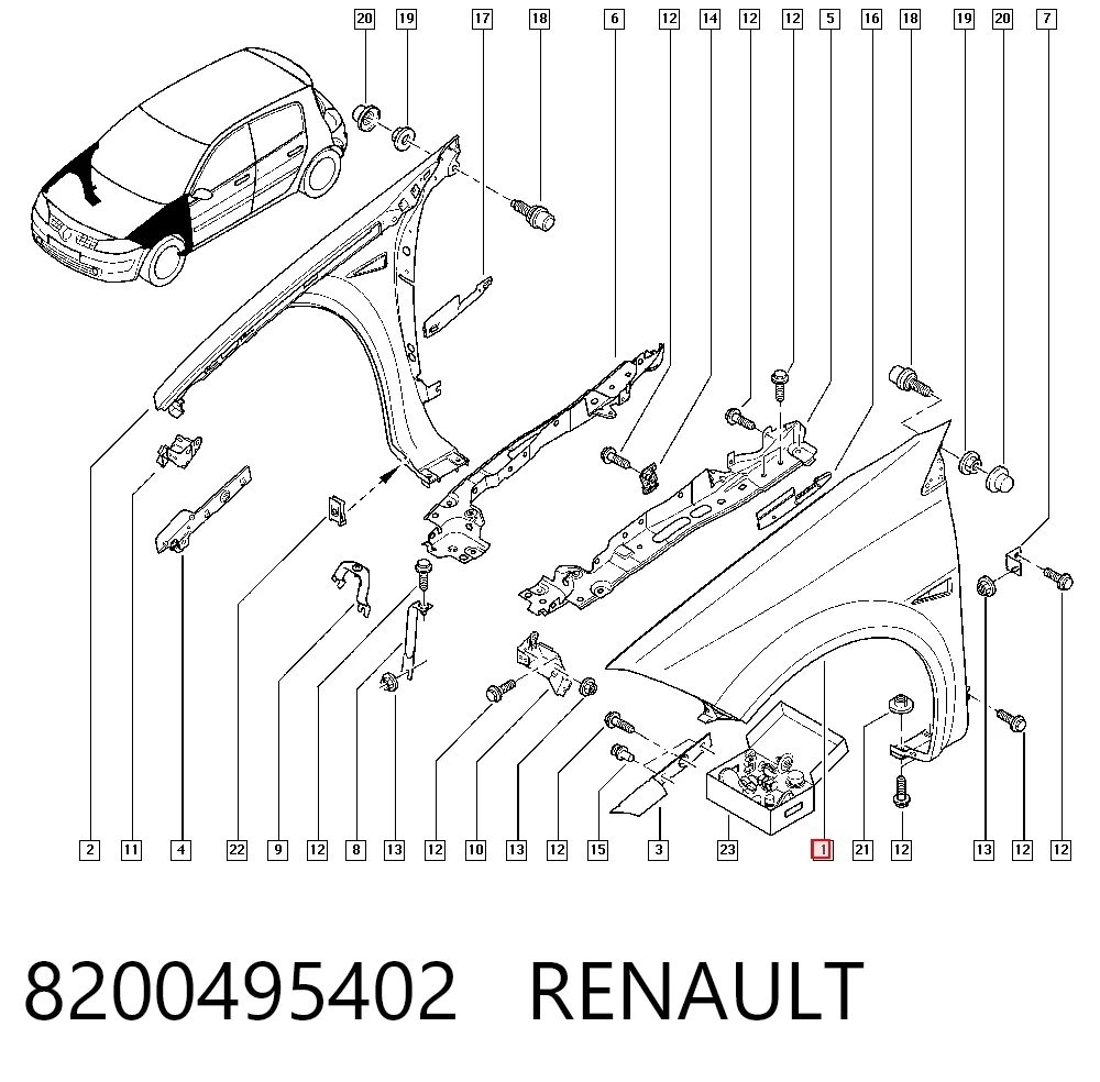Compre Pára-lama dianteiro esquerdo Renault Megane 2