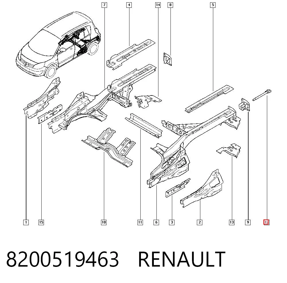Gancho de reboque para Renault Scenic II JM0, JM1