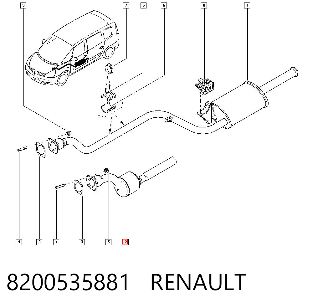 8200535881 Renault (RVI)