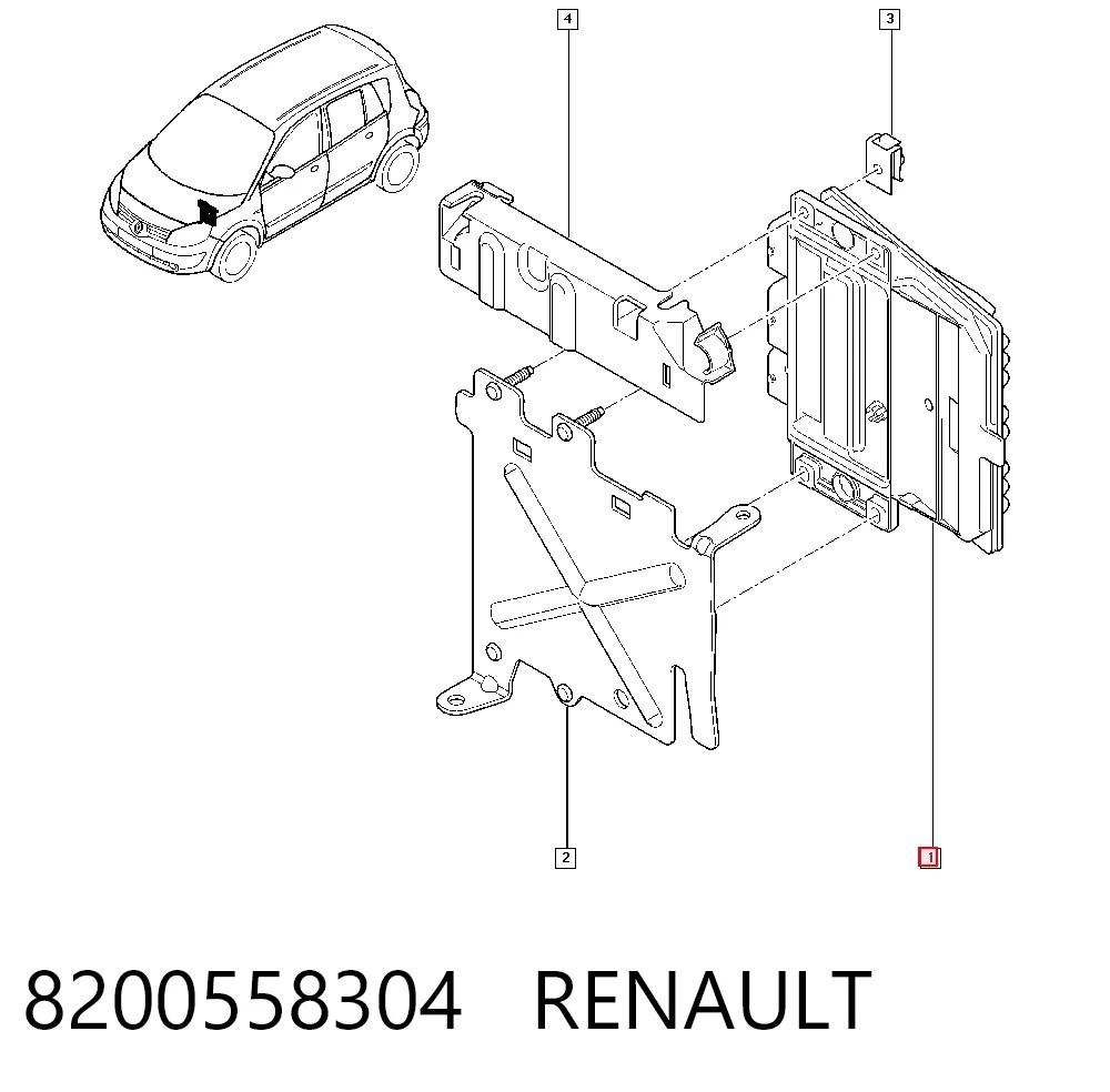 Módulo de direção (Centralina eletrônica) de motor VAG 8200310863 preço, a partir de 11,69 USD