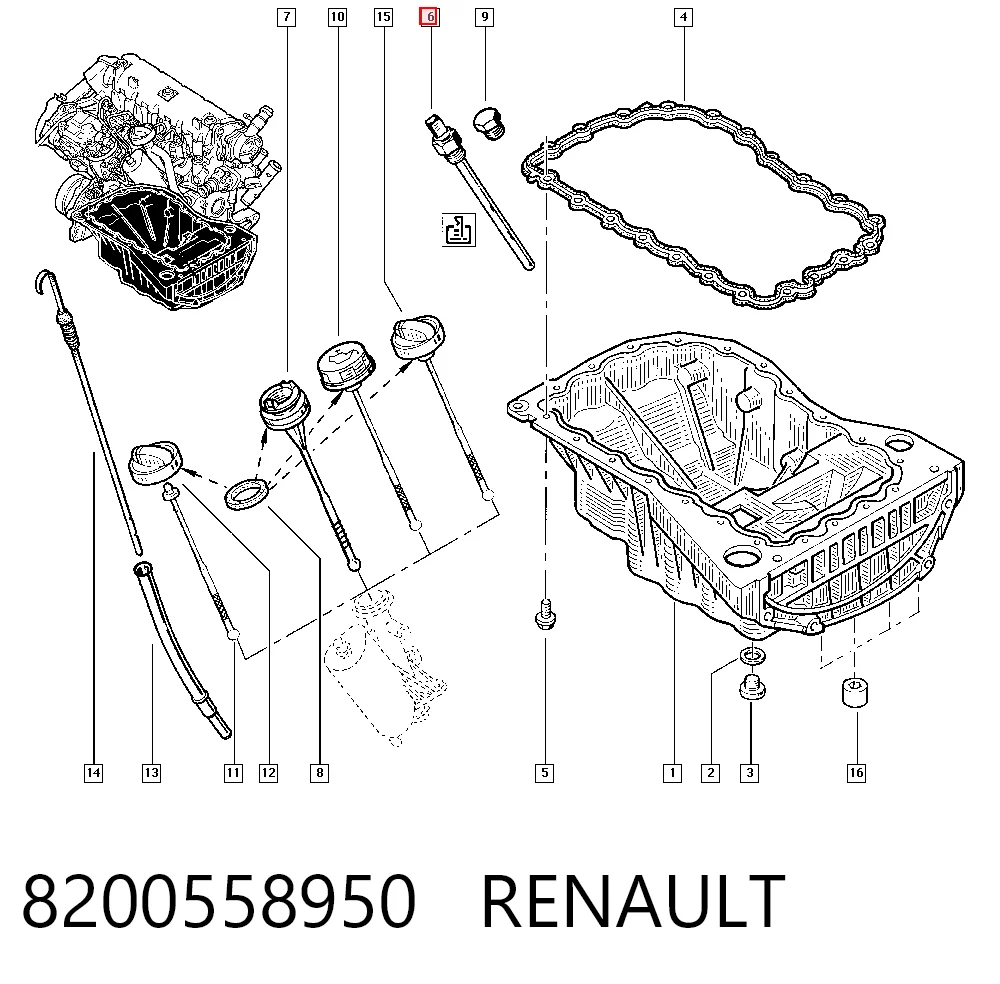 Sensor do nível de óleo de motor Renault Clio preço, a partir de 34,67 USD