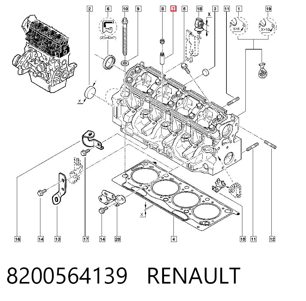 Compre 7700859086 Nissan/Infiniti Guia de válvula de admissão