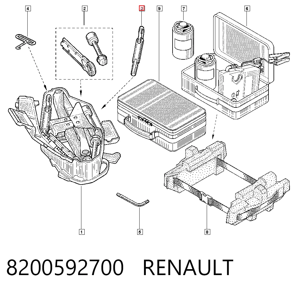 Gancho de reboque Renault Trafic II FL
