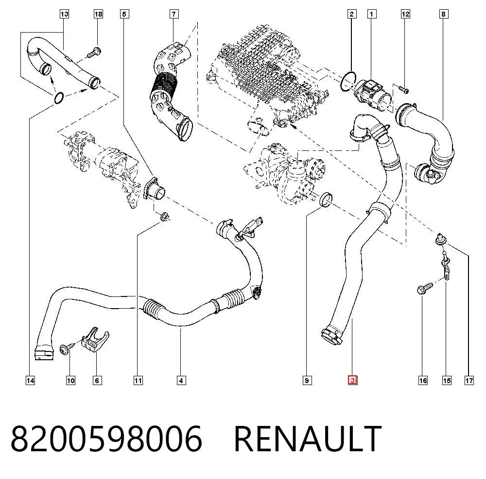 Compre 2820PT1 Polcar Mangueira (cano derivado) de intercooler