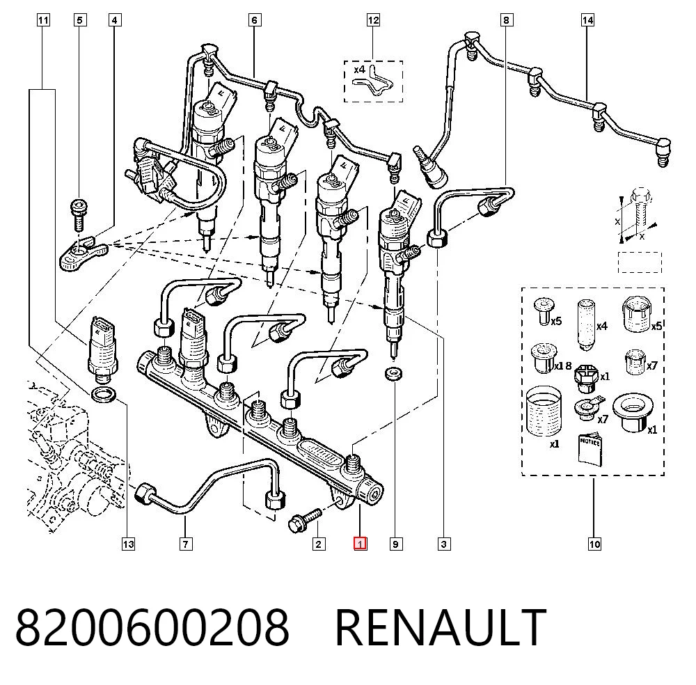 Compre Sensor de pressão de combustível KIA Cerato 1