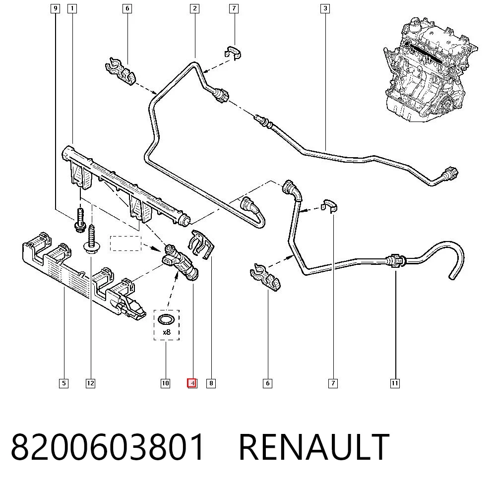 8200603801 Renault (RVI)