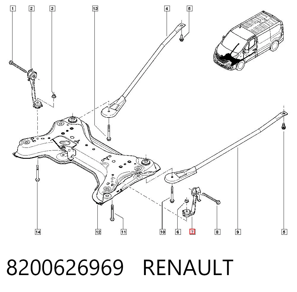 8200626969 Renault (RVI)