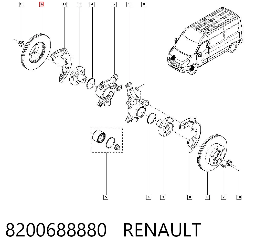 8200688880 Renault (RVI)