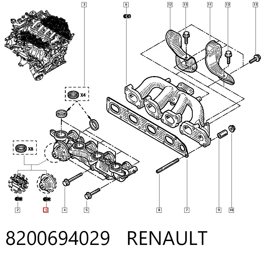8200694029 Renault (RVI)