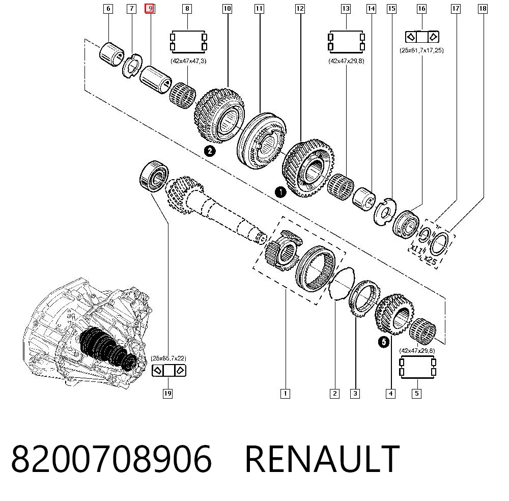 8200708906 Renault (RVI)
