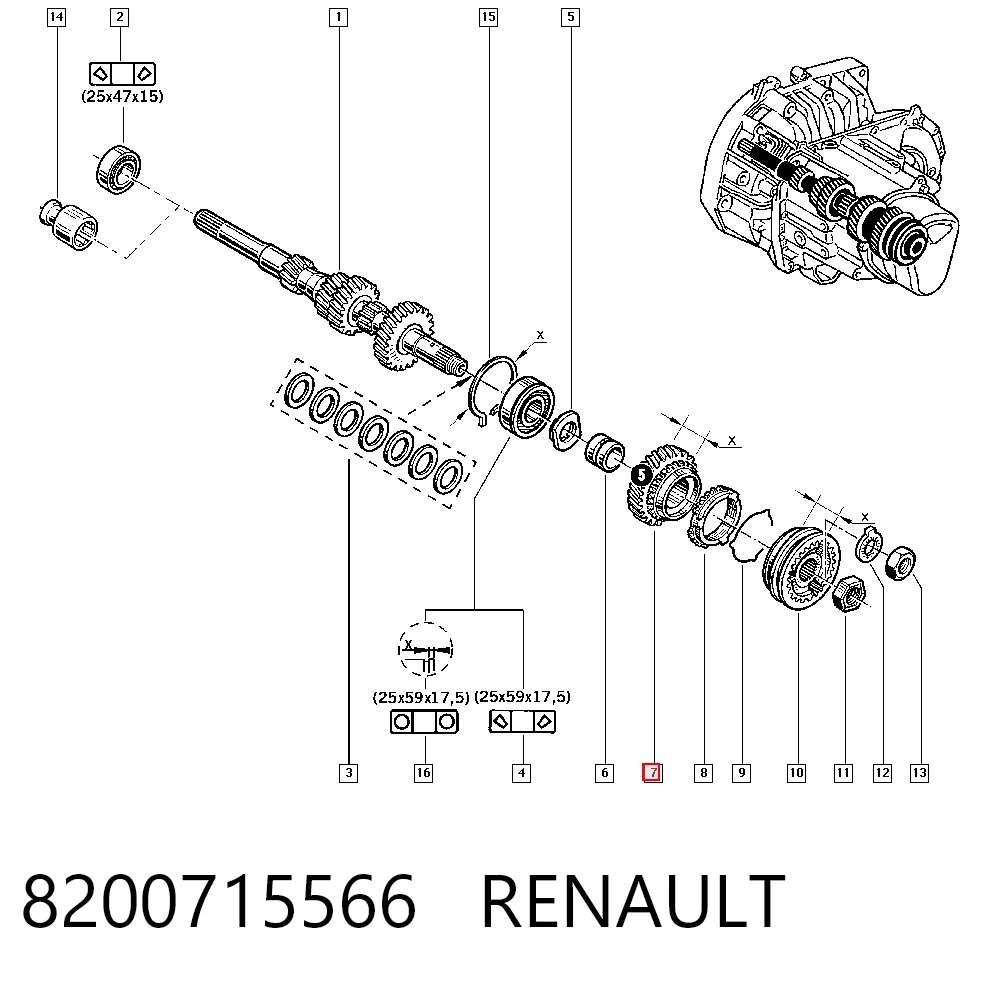 8200715566 Renault (RVI)