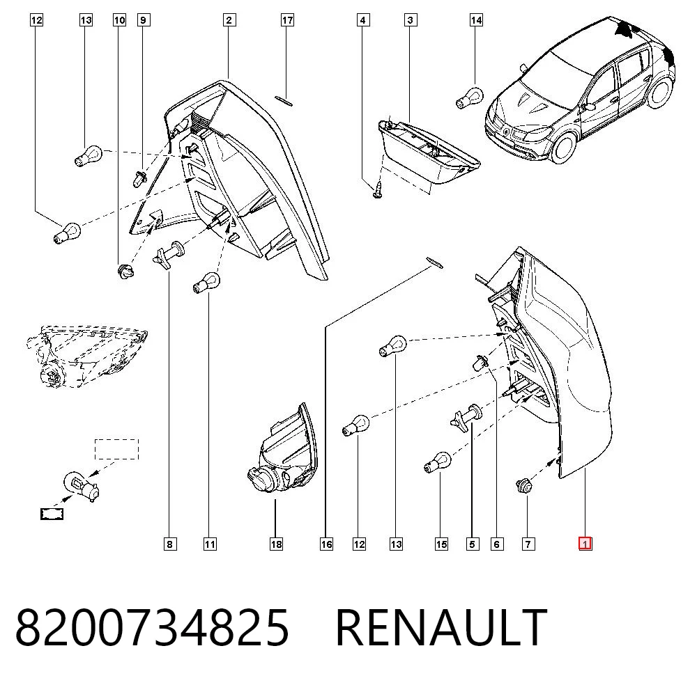 8200734825 Renault (RVI)